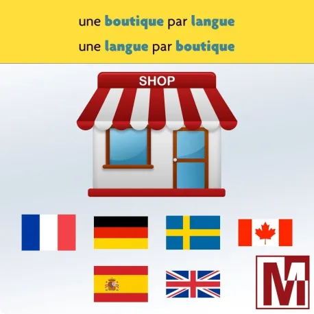 PrestaShop multi boutique, une langue par boutique